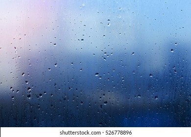  The Wet Blue Window Glass