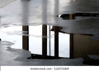 Wet Floor Background