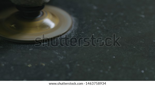 Wet Grinding Terrazzo Concrete Countertop Stock Photo Edit Now