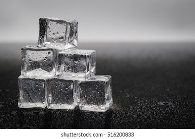 Wet Ice Cubes Stock Photo 516200833 | Shutterstock