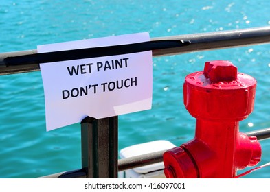 Wet Paint Don't Touch