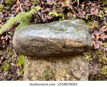 Wet rocks shaped by the river's current at Partnachklamm gorge illustrate the power of nature, showcasing the smooth contours and intricate patterns formed by the flowing stream over time. - Powered by Shutterstock