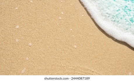 wet sand beach, close up