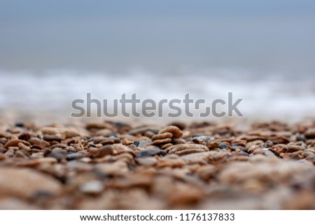 Similar – Stone beach in Brighton, England