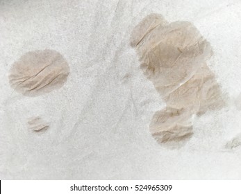 Wet Texture Of White Tissue Paper