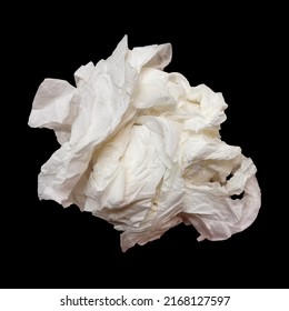 wet tissues after cleaning isolate on black background. - Shutterstock ID 2168127597