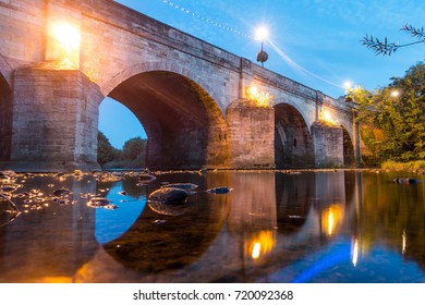 Wetherby Bridge At Night