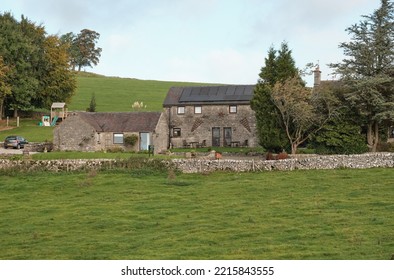 Wetton, Derbyshire, UK 10 10 2022 Rural Stone Farmhouse