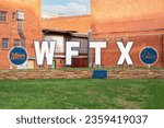 The WFTX sign in downtown Wichita Falls. 