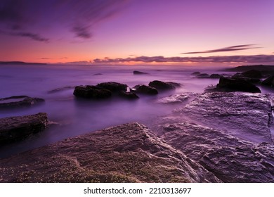 Whale Beach On Sydney Northern Beaches At Sunrise - Pacific Coast Of Australia.