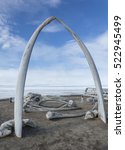 Whale Bone Arch in Barrow, Alaska
