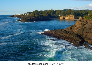 Whale Cove Habitat Refuge At Oregon Coast.