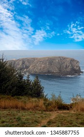 Whale Head Rock On The Southern Oregon Coast