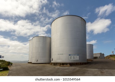 Whale Oil Storage Tanks At The Cheynes Beach Whaling Station In Albany, Western Australia.