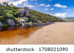 Whale Rock and Tidal River in Wilsons Promontory National Park, Victoria, Australia