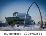 Whalebone Arch of Barrow Alaska