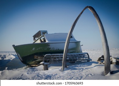 Whalebone Arch Of Barrow Alaska