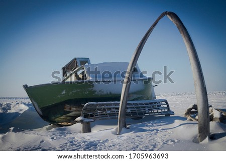 Whalebone Arch of Barrow Alaska