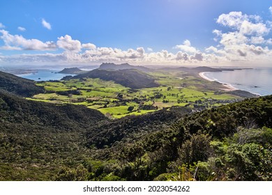 Whangarei, New Zealand - July 24 2021: Whangarei Harbour And East Coast From Te Whara Track - Shutterstock ID 2023054262