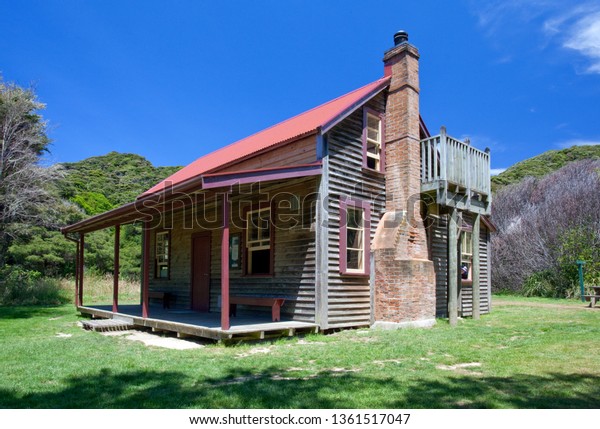 Whararangi Hut Historic Farm Homestead On Stock Photo Edit Now