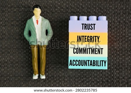 What are the 3 key values? The top 3 values shared by many organizations are Trust, Integrity, Commitment, Accountability word. foundational pillars of reliability. Personality or character 