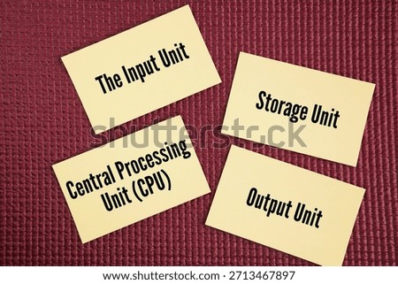 What are the 4 basic units of a computer? The document discusses the basic components of a computer system: the input unit, storage unit, central processing unit CPU, and output unit. The CPU contai