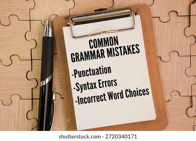 What are common grammar mistakes? Common grammar mistakes include punctuation and syntax errors and incorrect word choices. Grammar mistakes often make it difficult for readers to understand a piece 