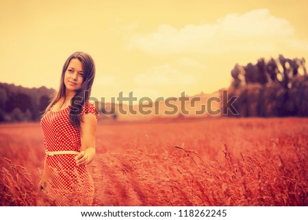 What Dreams May Come. Rural female portrait