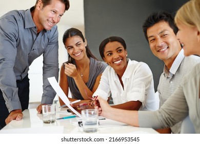 What Fresh Perspectives Cant Solve, Experience Trumps. Cropped Shot Of A Diverse Group Of Business Professionals.