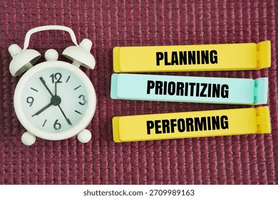 What are the three methods of time management? Planning, Prioritizing and Performing. you can identify bad habits and finally, you can learn the tools to change these habits.