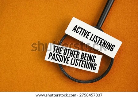 What are two modes of listening? There are two types of listening skills in communication, one being active listening and the other being passive listening word. An active listener is truly invested