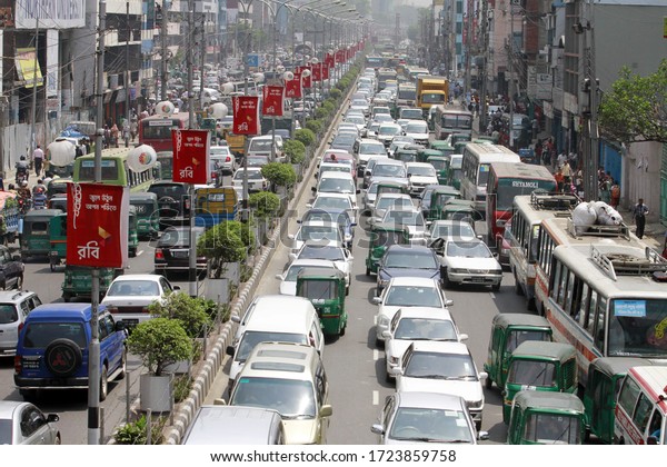 What we\
have in Dhaka is not traffic jam, it is total traffic chaos and\
mismanagement, Dhaka, Bangladesh on May 5,\
2013.