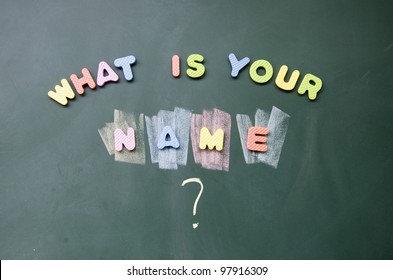 What Is Your Name Title