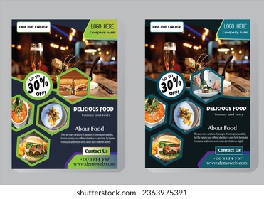 What's the specialty of your restaurant that you want to promote on a flyer? Promote your business with our cool flyer. Here are some ideas and flyer templates that will set your brains into motion! M - Shutterstock ID 2363975391