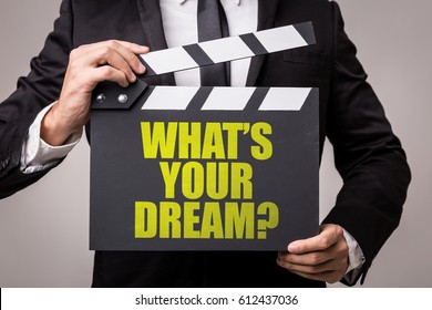 Whats Your Dream? - Shutterstock ID 612437036
