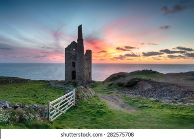 Wheal Owles Mine at Botallack near St just on the Cornwall coast