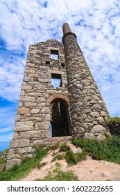 Wheal Owls disused tin mine on the South West Coastal path. Famous for its use in Poldark, not currently used, is abandoned at present