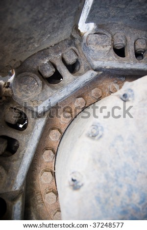 wheel , catapiller machine part