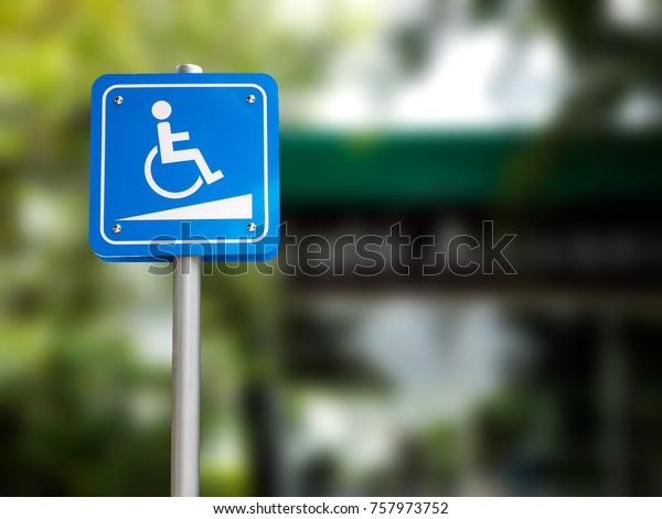 wheel\
chair symbol for handicap people in public\
place.