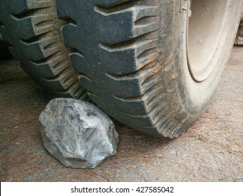 Wheel Chock With Stone