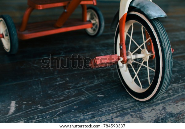 wooden tricycle with pedals
