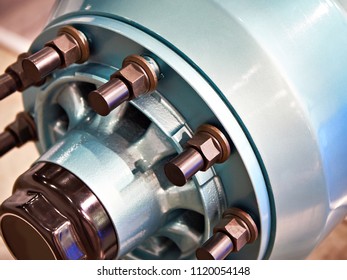 Wheel Hub And Brake Drum Of Truck