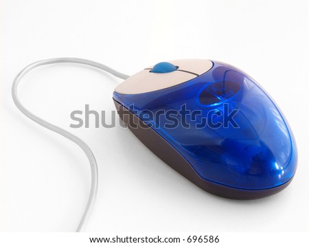 Wheel Mouse on white