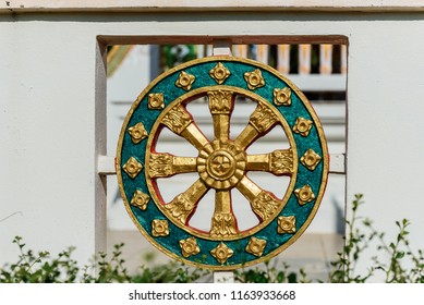 Wheel Of Samsara In A Buddhist Temple