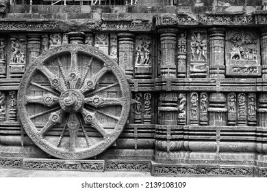 Wheel of Samsara. Konark Sun Temple