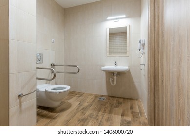 Wheelchair Accessible Handicapped Toilet Interior