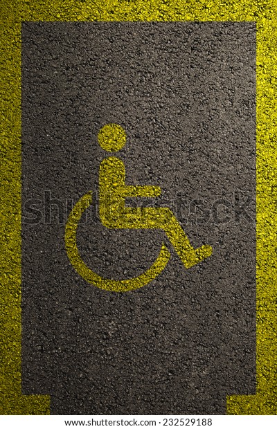 Wheelchair accessible parking\
space