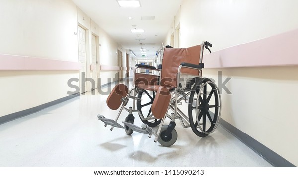 Wheelchair for disabled patient at trauma ward in\
the public hospital. Causes of disability as road traffic accident,\
occupational injury, violence, conflicts, and falls. medical and\
insurance concept