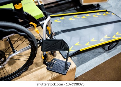 Wheelchair in the shopping center - Powered by Shutterstock