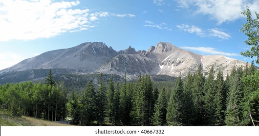 Wheeler Peak In Great Basin National Park, Nevada